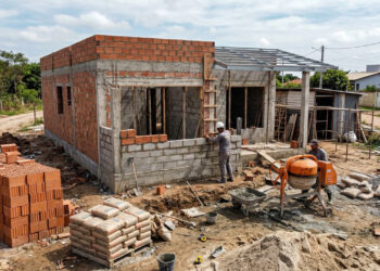 Planejamento e custo são cruciais para construir casa de 70m² em 2026 no Brasil