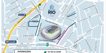 CET-Rio realiza operação de trânsito para jogo Botafogo x Caracas nesta quinta-feira