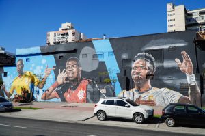 Homenagem a Vinicius Junior em mural de São Gonçalo ganha destaque internacional